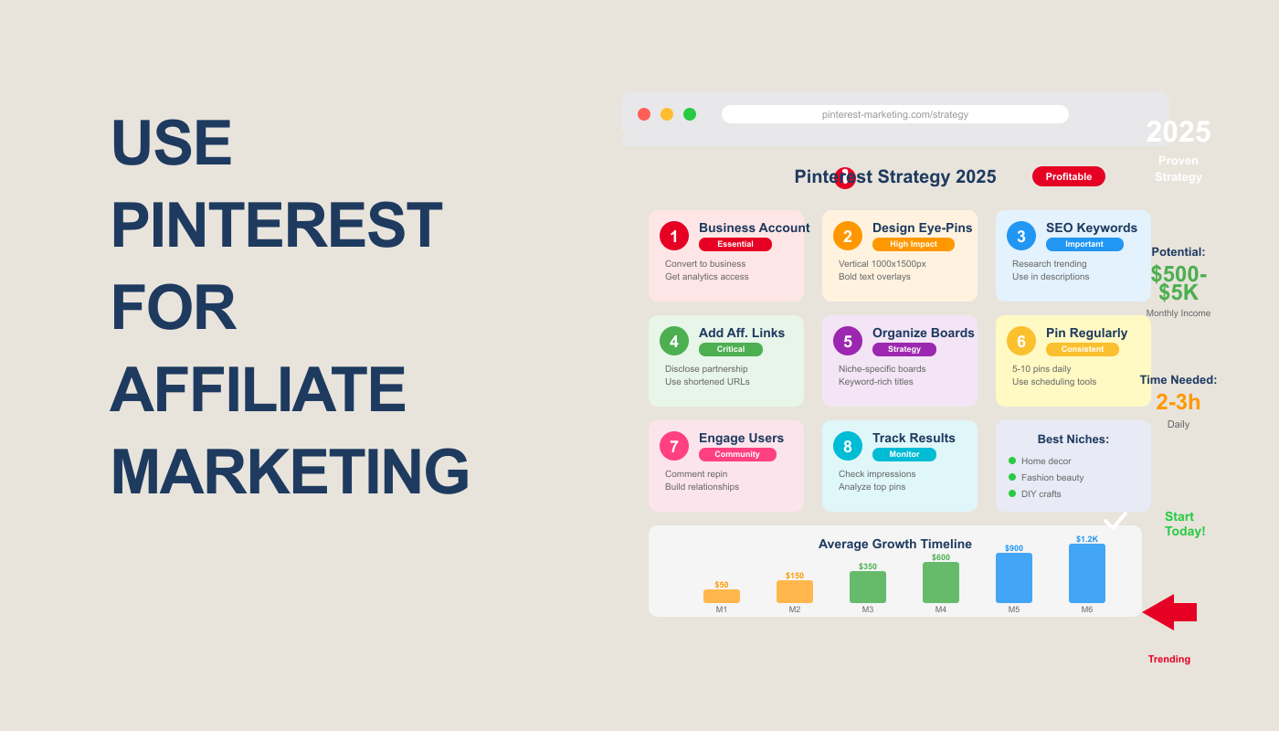 Use Pinterest for Affiliate Marketing